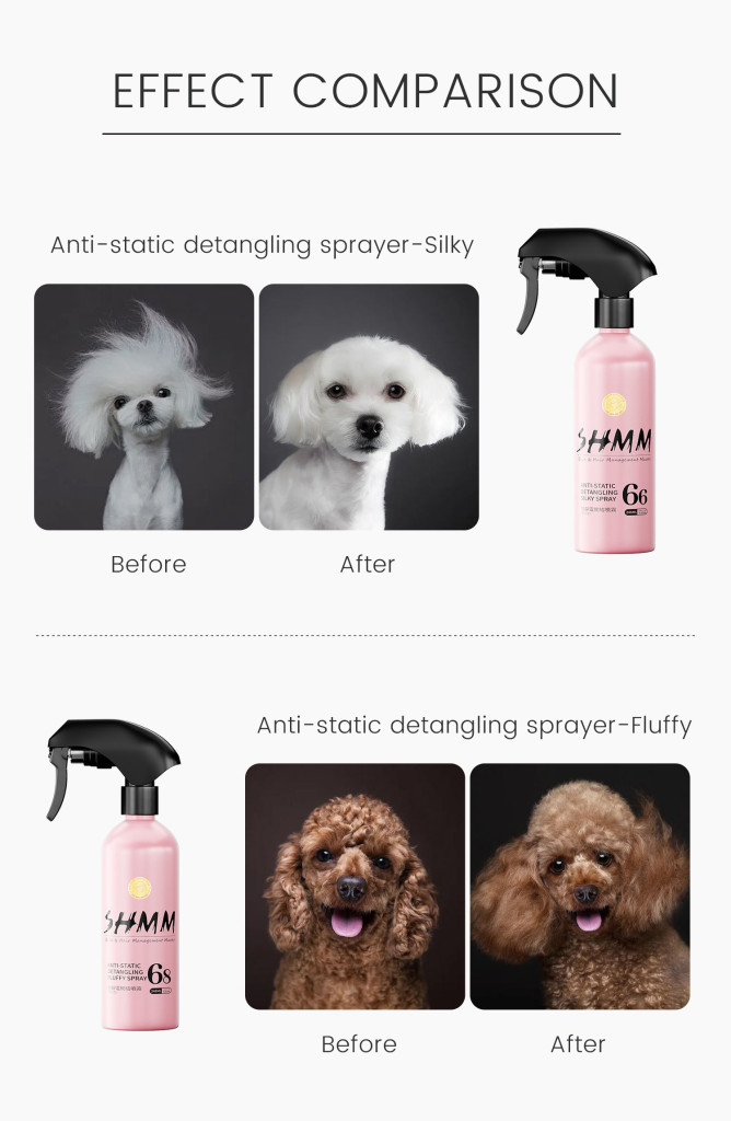 SHMM Anti-static Detangling Fluffy Spray, 500 мл - фото5